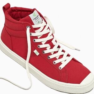 CARIUMA Red Women's High -Top Sneakers